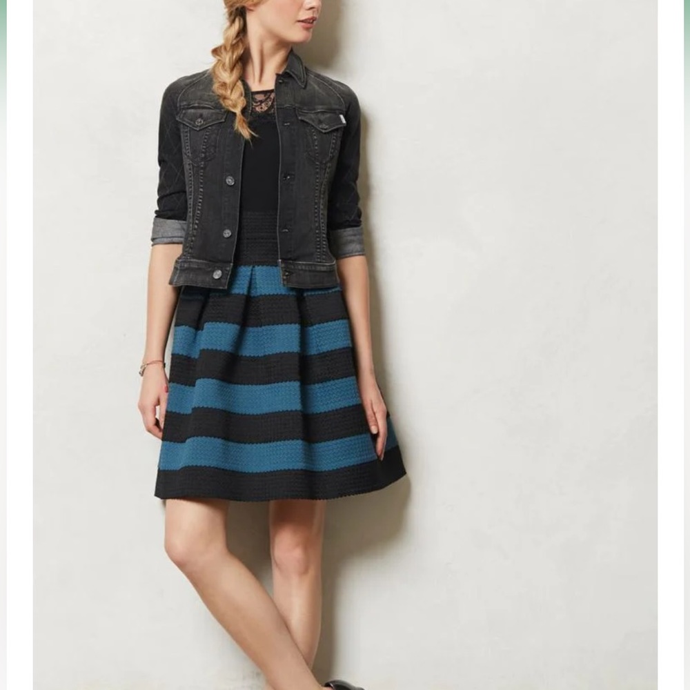 GUC. Anthropologie "Ponte Bell Skirt”